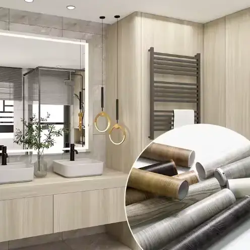 Film tan-nisġa tal-qamħ tal-injam tal-PVC li jista 'jinqala'